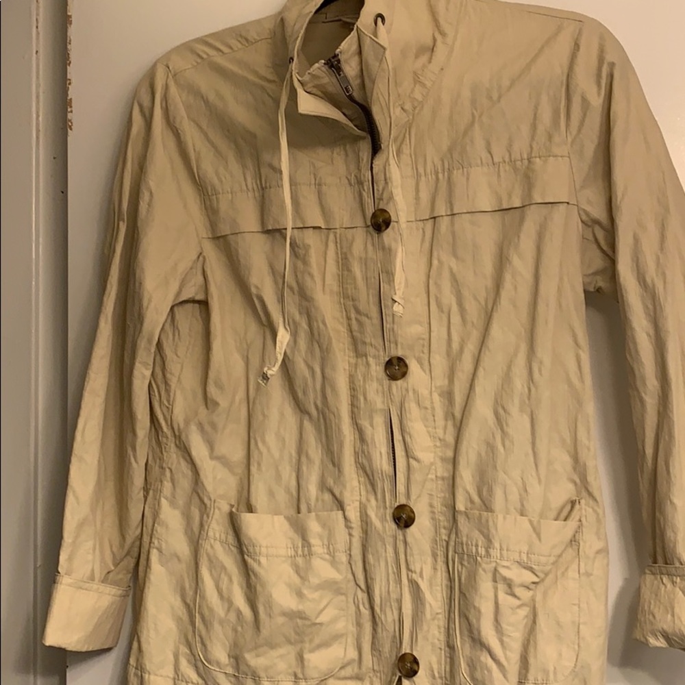 Coldwater Creek Tan Rain Jacket